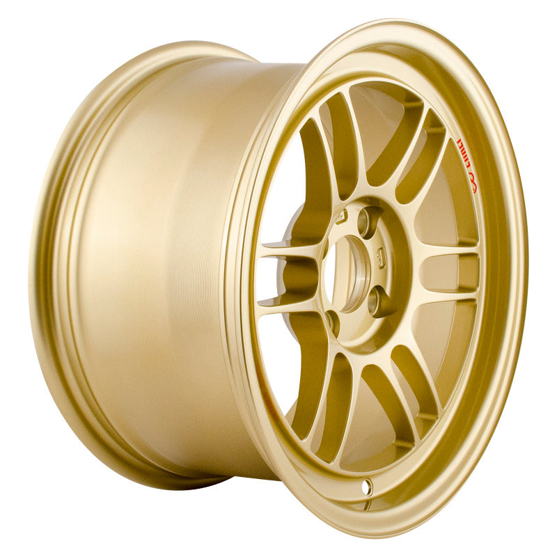 Enkei RPF1 15x8 4x100 28mm Offset 75mm Bore Gold Wheel - 0