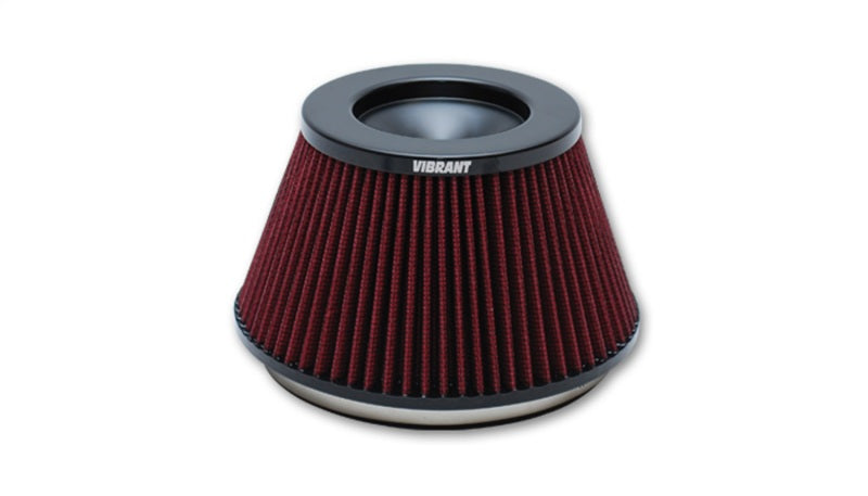 Vibrant The Classic Perf Air Filter 5in OD Conex3-5/8in Tallx6in ID Bellmouth VelocityStack10950-52 - 0