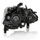 ANZO 2013-2015 Nissan Altima Projector Headlight Black Amber-1