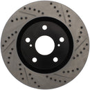 StopTech 07-09 Lexus ES 250/ES 300/ ES330/ES350 SportStop Slotted & Drilled Left Front Rotor-1