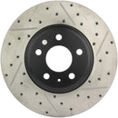 StopTech Power Slot 09-10 Audi A4/A4 Quattro / 08-10 A5 / 10 S4 Front Left Drilled & Slotted Rotor-4