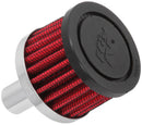 K&N Steel Base Crankcase Vent Filter .625in Vent OD x 2in OD x 1.5in Height-2