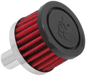 K&N Steel Base Crankcase Vent Filter .625in Vent OD x 2in OD x 1.5in Height - 0