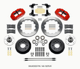 Wilwood Narrow Superlite 6R Front Hub Kit 12.88in Red 82-92 Camaro//Firebird