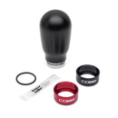 Cobb Subaru 6-Speed Tall Weighted COBB Shift Knob - Black (Incl. Both Red + Blk Collars)-2