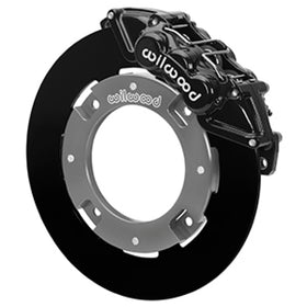 Wilwood 17-21 Can-Am X3RS Black 6-Piston Front Kit 11.25in - Undrilled Rotors - 0