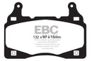 EBC 11-15 Chevrolet Camaro (5th Gen) 6.2 Yellowstuff Front Brake Pads-4