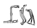 BBK 07-11 Jeep 3.8 V6 Long Tube Exhaust Headers And Y Pipe And Converters - 1-5/8 Silver Ceramic-3