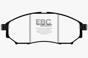 EBC 06-09 Infiniti FX35 3.5 Greenstuff Front Brake Pads - 0