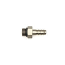 DeatschWerks 6AN ORB Male to 5/16in Male Triple Barb Fitting (Incl O-Ring) - Anodized Matte Black-3