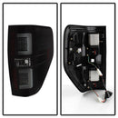 Spyder 09-14 Ford F150 V2 Light Bar LED Tail Lights - Blk Smoke (ALT-YD-FF15009V2-LBLED-BSM)-6