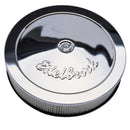 Edelbrock Air Cleaner Pro-Flo Series Round Steel Top Paper Element 14In Dia X 3 313In Chrome-2