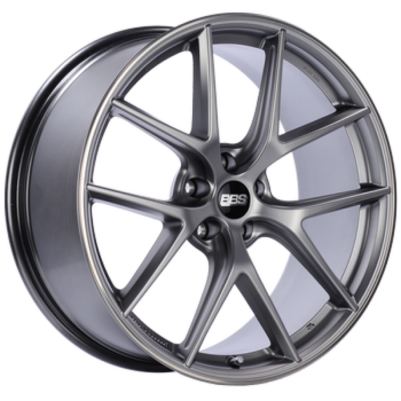 BBS CI-R 20x11.5 5x112 ET40 Platinum Silver Polished Rim Protector Wheel -82mm PFS/Clip Required