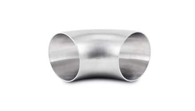 Vibrant 3.5in OD T304 SS 90 Deg Mandrel Bend Elbow (3.5in Centerline Radius) - 0