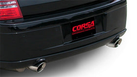 Corsa 2005-2010 Dodge Charger No Towing Hitch SRT-8 6.1L V8 Polished Xtreme Cat-Back Exhaust - 0