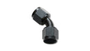 Vibrant -8AN X -8AN Female Flare Swivel 45 Deg Fitting ( AN To AN ) -Anodized Black Only-1