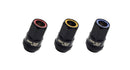 Wheel Mate Muteki HR38 Open End Lug Nuts 12x1.50 Black Chrome / Red Ring-1
