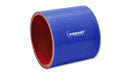 Vibrant 4 Ply Reinforced Silicone Straight Hose Coupling - 2.5in I.D. x 3in long (BLUE)-2