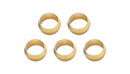 Vibrant Brass Olive Inserts 5/16in - Pack of 5-1