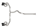 aFe POWER Takeda 3in to 2-1/2in 304 SS Cat-Back Exhaust w/ Black Tips 22-23 Subaru WRX H4-2.4L (t)-5