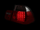 ANZO 2002-2005 BMW 3 Series E46 LED Taillights Red/Clear-3