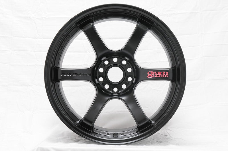 Gram Lights 57DR 18x8.5 +37 5-114.3 Semi Gloss Black Wheel - 0