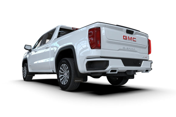 Rally Armor 19-25 GMC Sierra 1500 AT4 Black UR Mud Flap w/ Red Logo