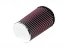 K&N Universal Chrome Filter 4 inch FLG / 5 3/8 inch Bottom / 4 1/2  inch Top / 8 inch Height-1