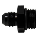 DeatschWerks 8AN ORB Male to 6AN Male Flare Adapter (Incl O-Ring) - Anodized Matte Black-2