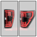 Spyder 21-23 Ford F150 (Halogen w/ Blind Spot) Full LED Tail Lights - Black (ALT-YD-FF15021HALBS-BK)-10