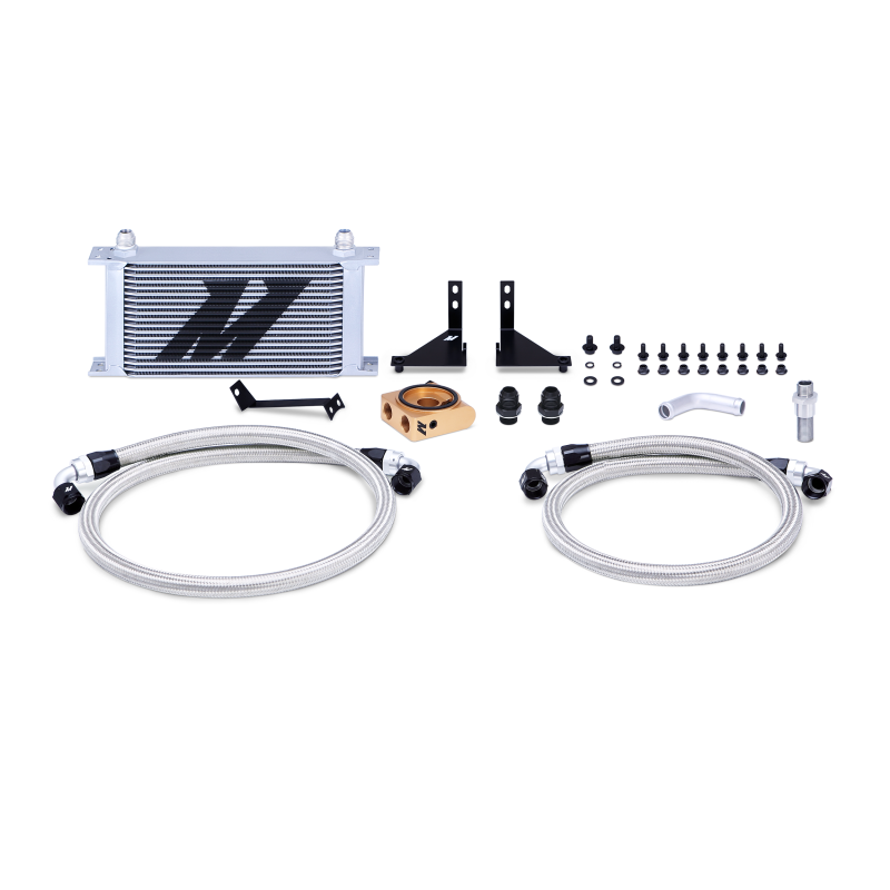 Mishimoto 14-16 Ford Fiesta ST Thermostatic Oil Cooler Kit - Silver - 0