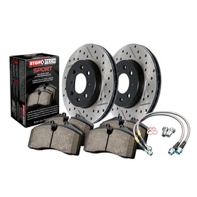 Sport Axle Pack, Drilled & Slotted, Front - 0