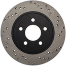 StopTech 05-10 Ford Mustang V6/4.0L / GT V8/4.6L Cross Drilled Left Rear Rotor-6