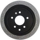 StopTech 06-07 350Z / 05-07 G35 / 06-07 G35X SportStop Slotted & Drilled Rear Right Rotor-2