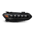 AlphaRex 22-25 Honda Civic NOVA LED Headlights - Alpha Black-1