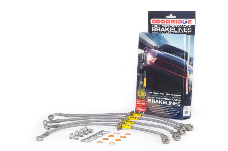 Goodridge 04-08 Acura TSX Stainless Steel Brake Line Kit - 0