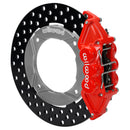 Wilwood 2014+ Polaris RZR XP 1000 Rear Kit 11.25in Drilled - Red-1