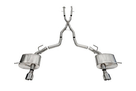 Corsa 2011-2025 Dodge Durango Xtreme 2.5in Cat-Back Dual Rear Exit w/ Single 4.5in Polished Tips
