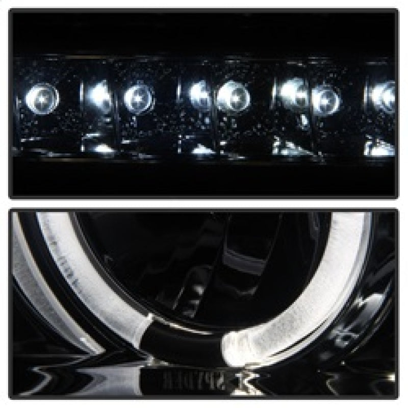 Spyder Toyota Tundra 07-13 Projector Headlights LED Halo LED Smke PRO-YD-TTU07-HL-SM