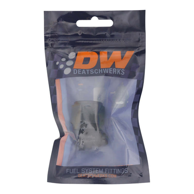 DeatschWerks 10AN Female Flare to 6AN Male Flare Reducer - Anodized Matte Black - 0