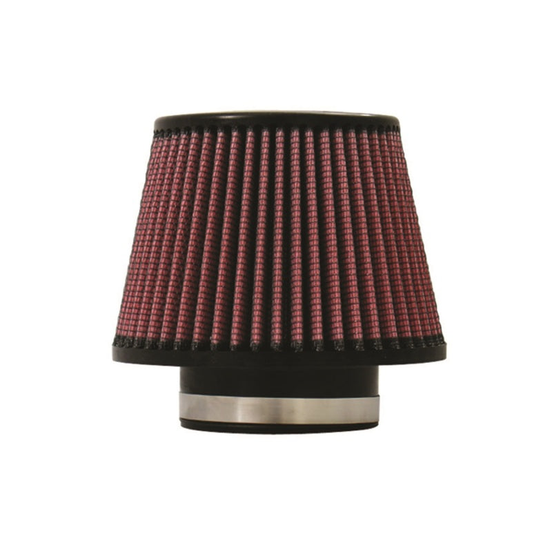 Injen High Performance Air Filter - 3.50 Black Filter 6 Base / 5 Tall / 5 Top - 0