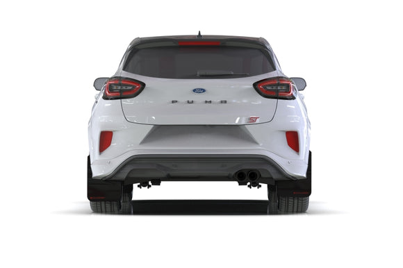 Rally Armor 20-25 Ford Puma ST Black Mud Flap w/Grey Logo