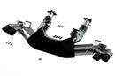 Borla 2020 Chevrolet Corvette C8 6.2 ATAK 3in Exhaust System Dual Round Rolled A/C Black Chrome Tips-1