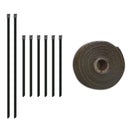 Mishimoto 2 inch x 35 feet Heat Wrap with Stainless Locking Tie Set-1
