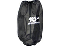 K&N 6.625in Base ID / 5.25in Top ID / 9.5in H Round Tapered Black Drycharger Air Filter Wrap-1