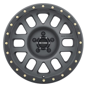 Method MR309 Grid 17x8.5 0mm Offset 5x5 94mm CB Titanium/Black Street Loc Wheel - 0