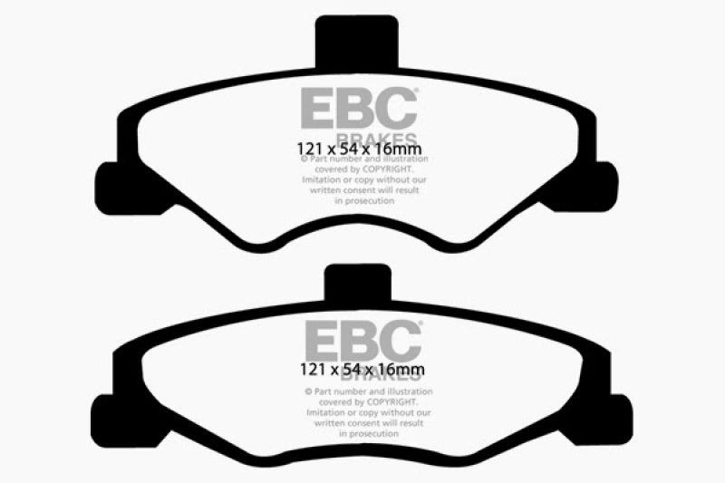 EBC 98-02 Chevrolet Camaro (4th Gen) 3.8 Yellowstuff Rear Brake Pads