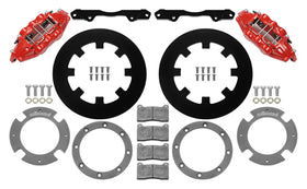 Wilwood 17-21 Can-Am X3RS Red 6-Piston Rear Kit 11.25in - Undrilled Rotors - 0