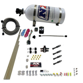 Nitrous Express Dry Direct Port Nitrous Kit 4 Cyl w/10lb Bottle - 0
