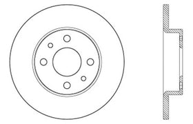 StopTech Slotted & Drilled Sport Brake Rotor - 0
